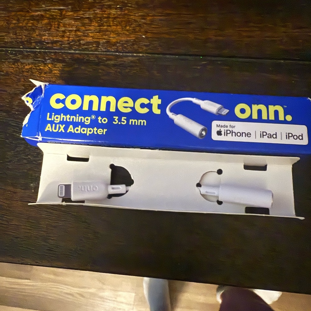 On Running White Lightning to 3.5mm Adapter  on hold